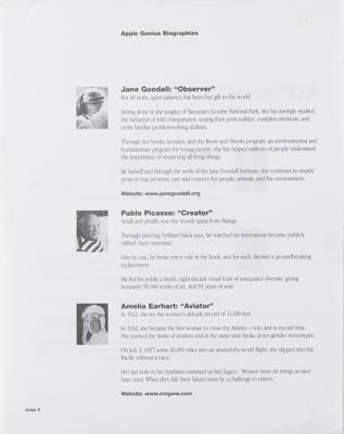 Lot #5044 Apple 'Educator Series' Posters (Sealed) - Complete Set of (10) - Image 5