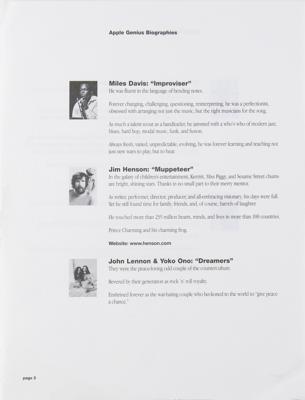 Lot #5044 Apple 'Educator Series' Posters (Sealed) - Complete Set of (10) - Image 6