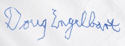 Lot #5063 Douglas Engelbart Signed and Hand-Drawn Mural: A Timeline for 'The Co-Evolution of Human and Tool Systems' - 24 Feet Long - Image 3