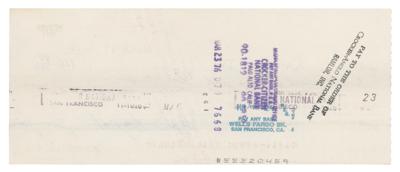 Lot #5001 Steve Jobs and Steve Wozniak Signed 1976 Apple Computer Check No. 2 to PCB Maker - Image 2