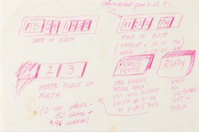 Lot #5003 Steve Jobs Hand-Annotated Atari Horoscope Program Archive - Image 1