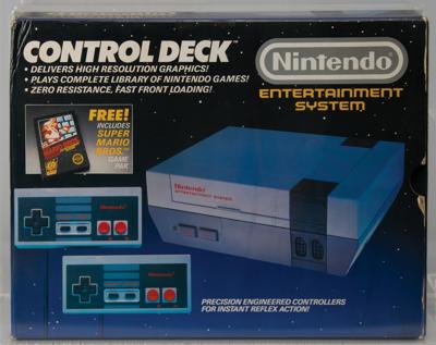 Lot #5069 Nintendo Entertainment System (NES) with Super Mario Bros. Game Pak (Unopened) - Wata 9.0 - Image 5