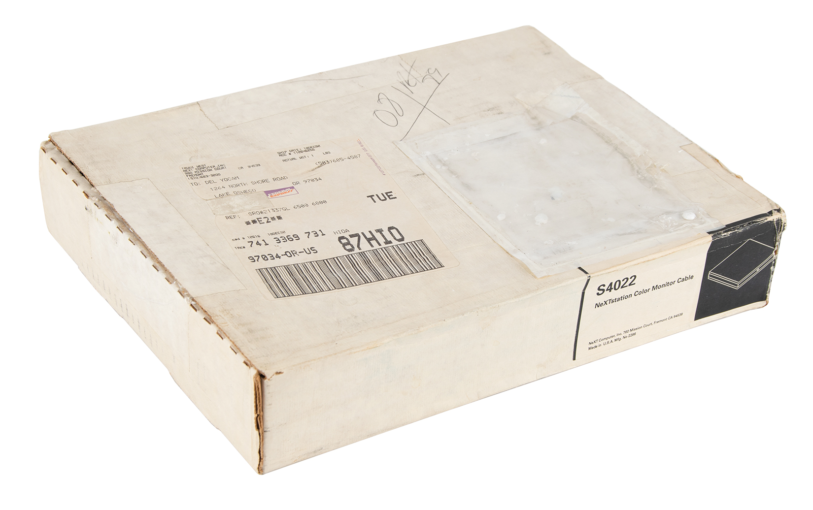 Lot #5027 Del Yocam's NeXTstation Color Computer (Addressed to Steve Jobs) and Peripherals - Image 13