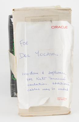Lot #5027 Del Yocam's NeXTstation Color Computer (Addressed to Steve Jobs) and Peripherals - Image 17
