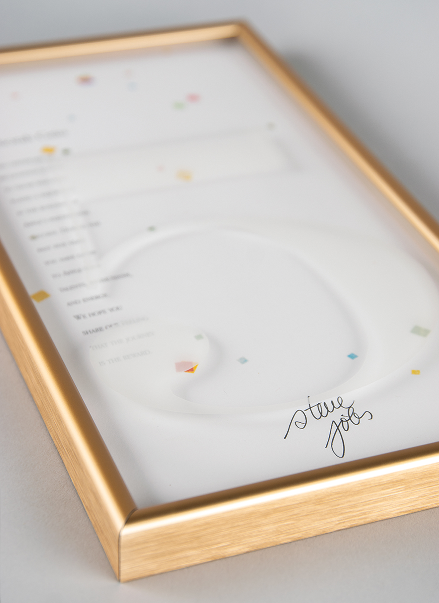 Lot #5081 Steve Jobs Signed Apple 5-Year Service
