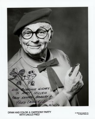 Lot #344 Cartoonists (5) Signed Photographs - Image 1