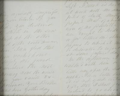 Lot #19 Franklin Pierce Autograph Letter Signed on Christmas Plans - Image 3