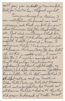 Lot #680 Edward Van Sloan (Remembered for Dracula and Frankenstein) Autograph Letter Signed - Image 2