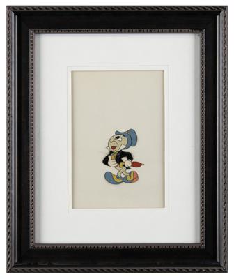 Lot #348 Jiminy Cricket production cel from a Disneyland TV Show Production Cel - Image 2