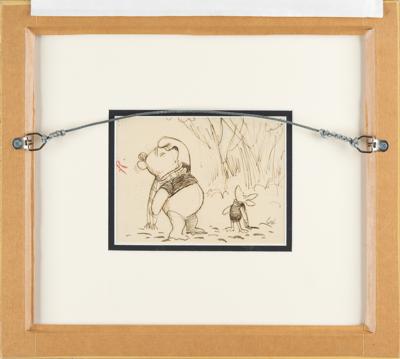Lot #341 Winnie the Pooh and Piglet double-sided storyboard drawing from Winnie the Pooh and Tigger Too Storyboard Drawing - Image 4