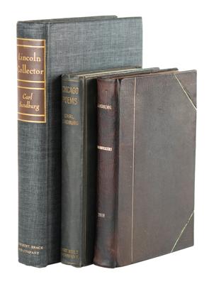 Lot #478 Carl Sandburg (3) Signed Books - Image 1