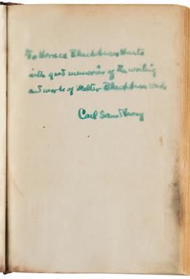 Lot #478 Carl Sandburg (3) Signed Books - Image 2