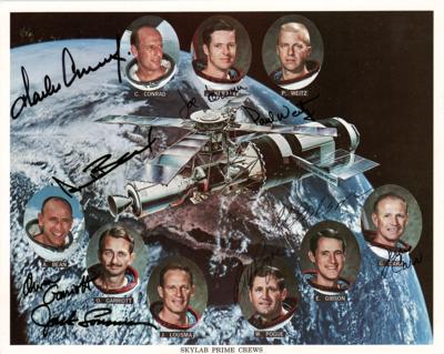 Lot #307 Skylab Prime Crews Multi-Signed Photograph - Image 1