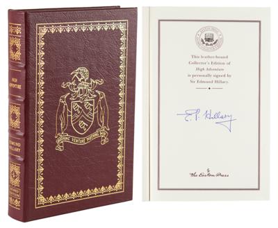 Lot #181 Edmund Hillary Signed Book - Image 1