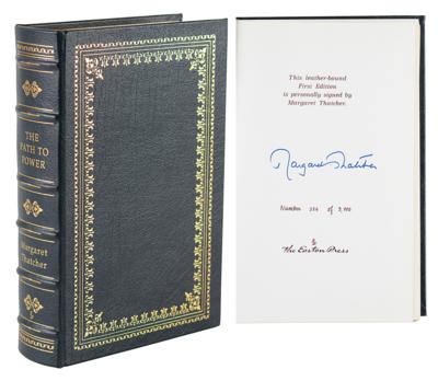 Lot #229 Margaret Thatcher Signed Book - Image 1
