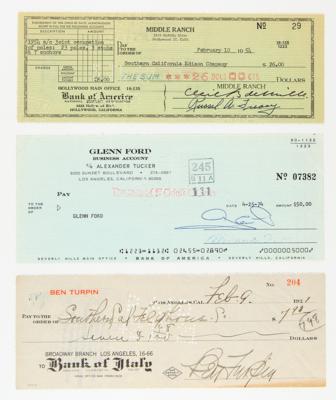 Lot #781 Hollywood (9) Signed Checks - Image 1