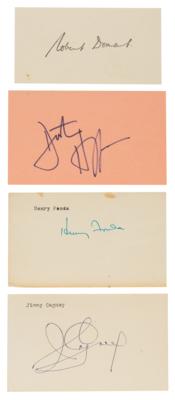 Lot #685 Academy Award-Winning Actors (17) Signatures - Image 1