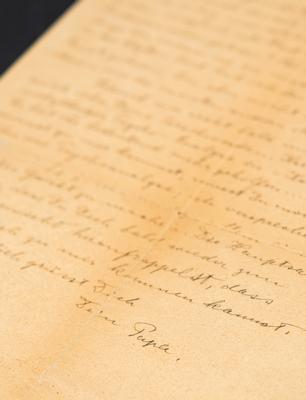 Lot #149 Albert Einstein Autograph Letter Signed to Son on Psychiatric Care, the USA, and Literature - Image 3