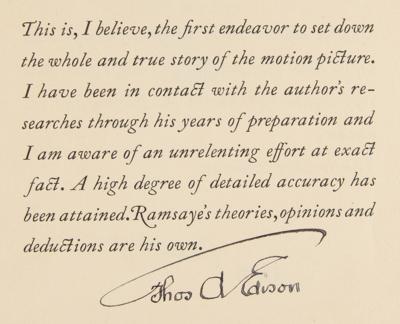 Lot #147 Thomas Edison Signed Limited Edition Book - Image 2