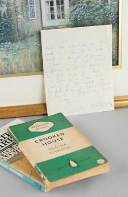 Lot #365 Agatha Christie (2) Signed Books and (1) Autograph Letter Signed - Image 1