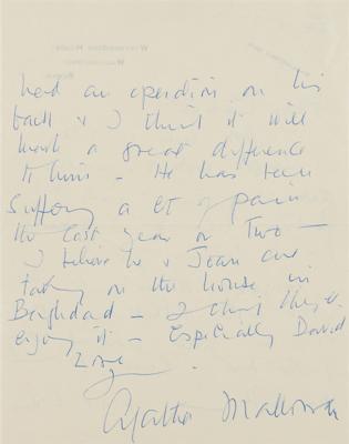 Lot #365 Agatha Christie (2) Signed Books and (1) Autograph Letter Signed - Image 3