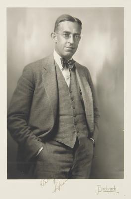 Lot #901 Francis Ouimet Signed Oversized Photograph - Image 1