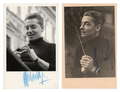 Lot #561 Herbert von Karajan (2) Signed Photographs - Image 1