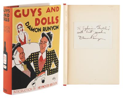 Lot #475 Damon Runyon Signed Book - Image 1