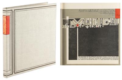 Lot #324 Frank Lloyd Wright Twice-Signed Book - Image 1
