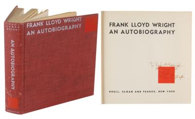 Lot #325 Frank Lloyd Wright Signed Book - Image 1