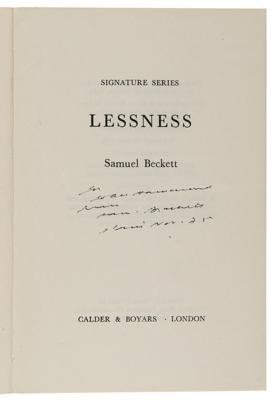 Lot #416 Samuel Beckett (4) Signed Books - Image 4