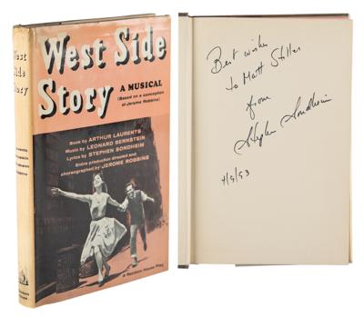 Lot #590 Stephen Sondheim Signed Book - West Side Story (First Edition) - Image 1