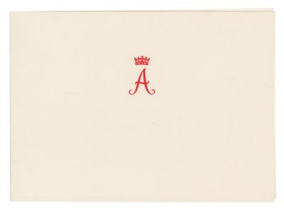 Lot #220 Princess Anne Signed Christmas Card - Image 2