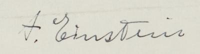 Lot #150 Albert Einstein Typed Letter Signed to Astronomer Arthur Beer - Image 3