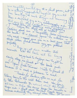 Lot #383 Ernest Hemingway Letter on Writing, Bullfights, and The Sun Also Rises - Image 1