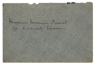 Lot #500 Claude Debussy Autograph Letter Signed to Maurice Ravel - Image 2