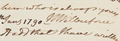 Lot #123 William Wilberforce Autograph Letter Signed on Politics and Abolition: 