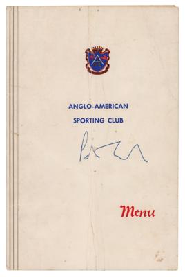 Lot #622 Elton John Twice-Signed Menu - Image 2
