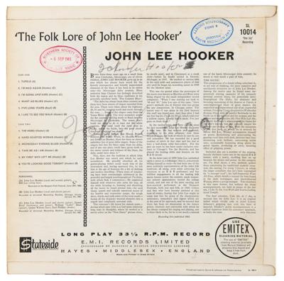 Lot #582 John Lee Hooker Twice-Signed Album - Image 1