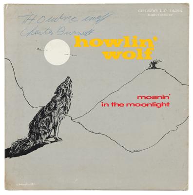 Lot #517 Howlin' Wolf Signed Album - Moanin? In the Moonlight - Image 1