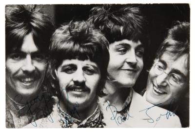 Lot #527 Beatles: John Lennon Signed 1967 Fan Club Photo Card - Obtained at Lennon?s Kenwood Home - Image 2
