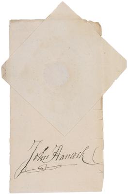 Lot #115 John Hancock Signature - Image 1