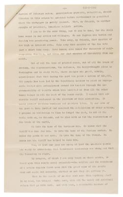 Lot #40 Franklin D. Roosevelt Signed Presidential Nomination Acceptance Speech (1932): 