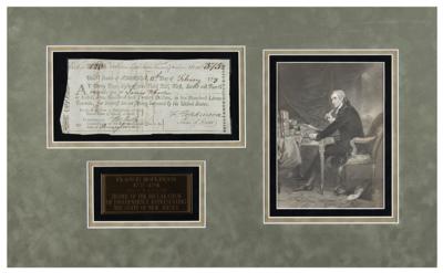 Lot #185 Francis Hopkinson Document Signed - Image 1