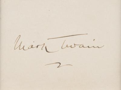 Lot #369 Samuel L. Clemens Signature - Image 2