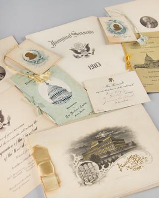 Lot #85 William McKinley and Theodore Roosevelt Inauguration Ceremony and Inaugural Ball Programs - Image 1