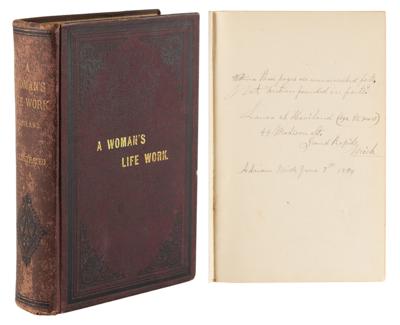 Lot #180 Laura S. Haviland Signed Book - Image 1