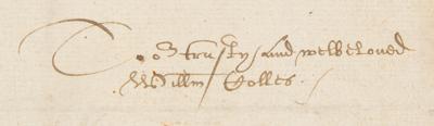 Lot #131 Queen Elizabeth I Letter Signed (1592) - Image 4