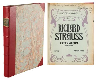 Lot #514 Richard Strauss Signed Score Book - Image 1