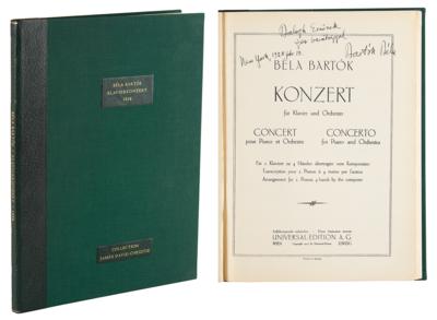 Lot #495 Bela Bartok Signed Score Book - Image 1